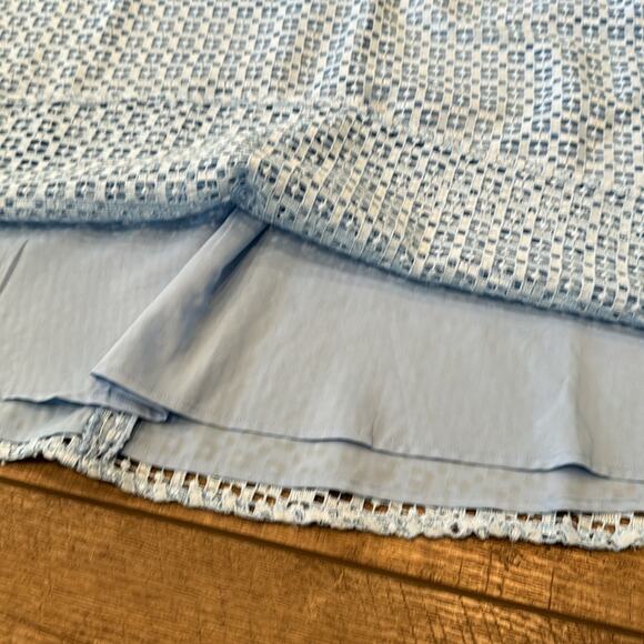 NWT Draper James Collection Blue Lattice A-Line Dress Size 8 - Picture 9 of 11